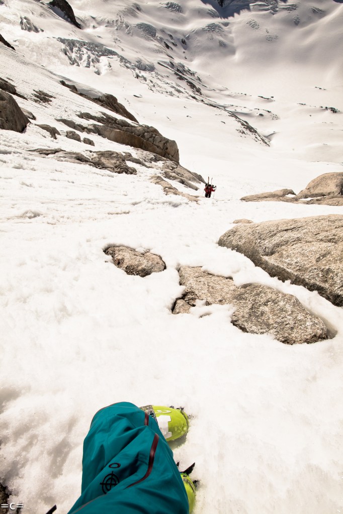 going up again. the col des droites