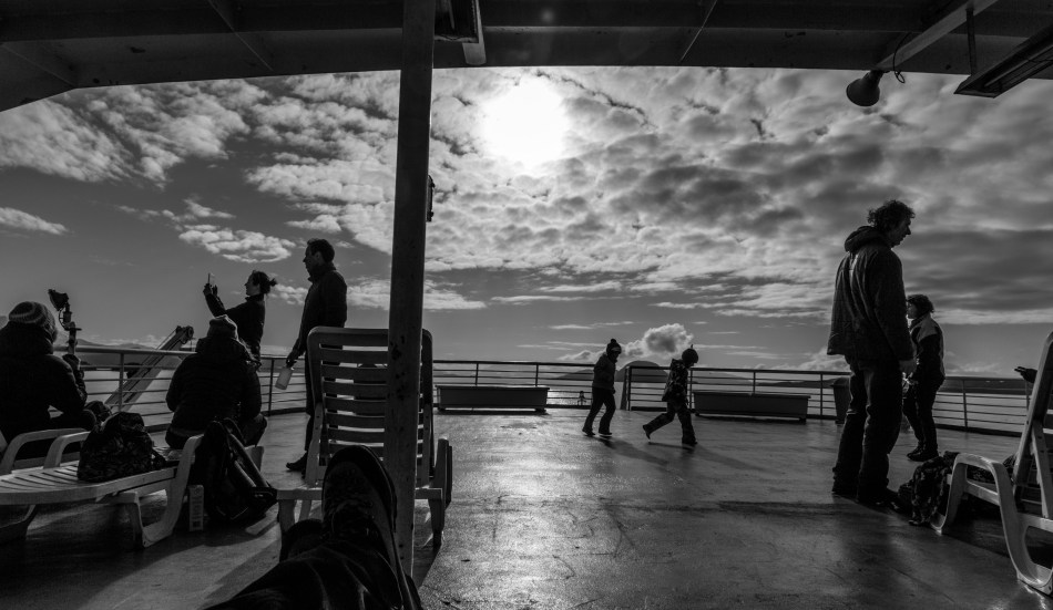 floating from Juneau to Haines. alaska