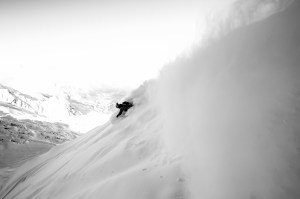 cosmique, chamonix, powder, ski , aiguille du midi