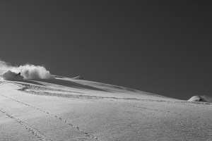 cosmique, chamonix, powder, ski , aiguille du midi