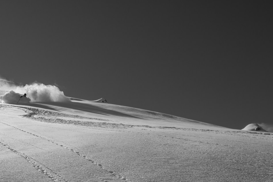 cosmique, chamonix, powder, ski , aiguille du midi