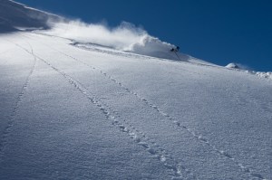 cosmique, chamonix, powder, ski , aiguille du midi