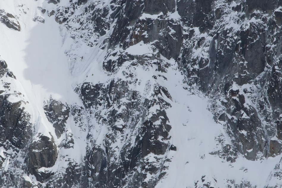aiguille verte, nant blanc, helias millerious,tony lamiche, alex pittin, steep skiing
