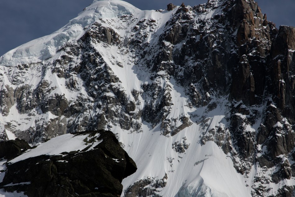 aiguille verte, nant blanc, helias millerious,tony lamiche, alex pittin, steep skiing