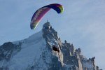 parapente , hangliding, aiguille du midi, aiguille de&nbsp;chamonix