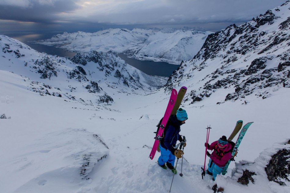 minna riihimakki, ross hewitt, michelle blaydon, lofoten ski lodge