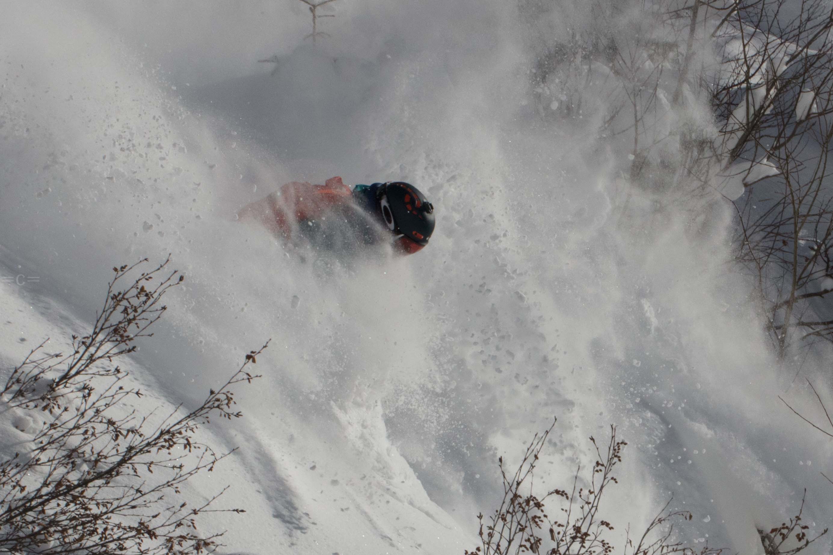jesper petersson, chamonix, powder