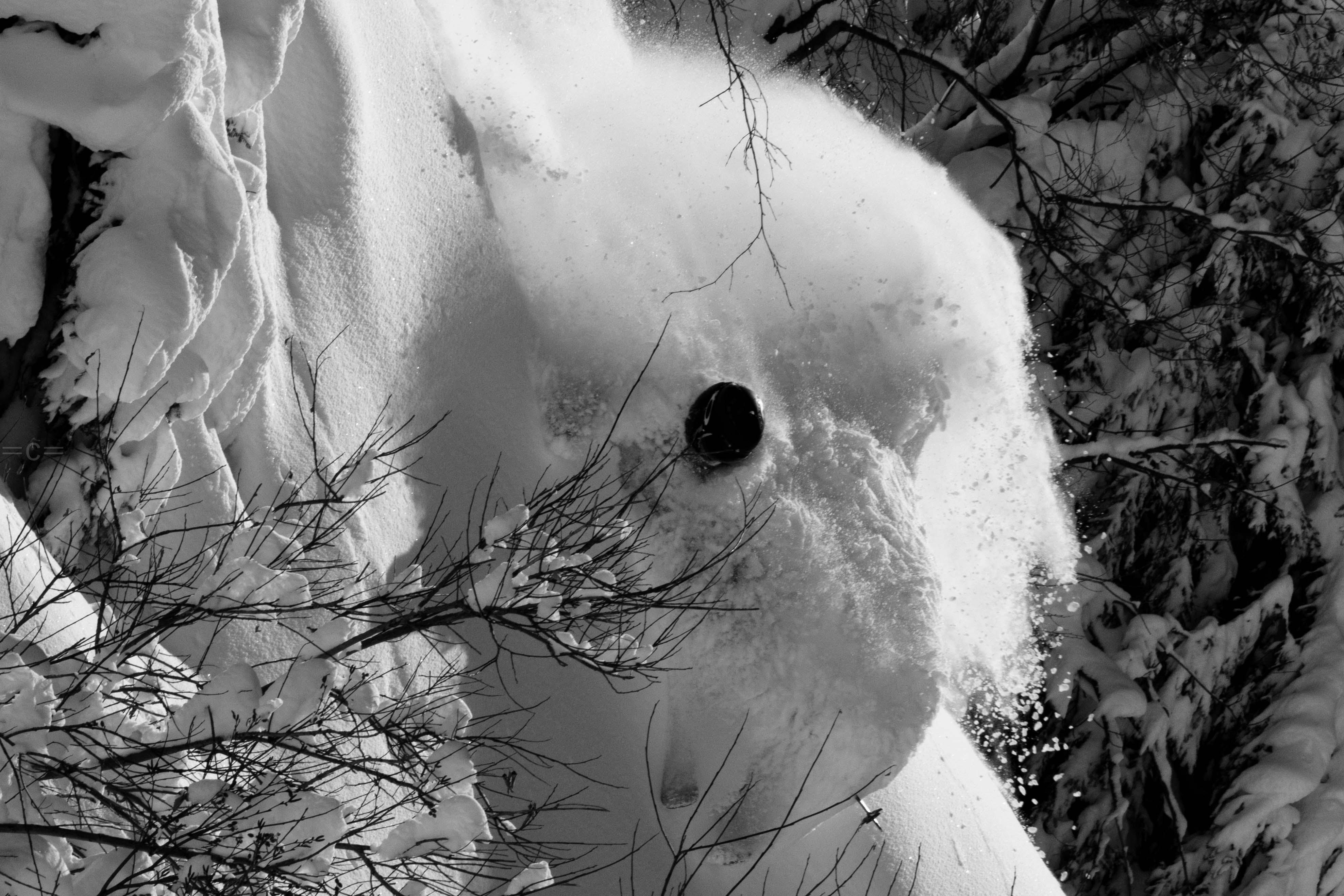 jesper petersson, chamonix, powder
