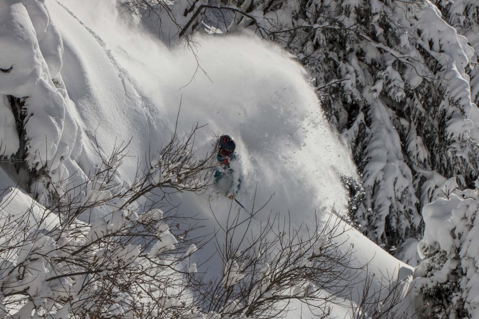 jesper petersson, chamonix, powder