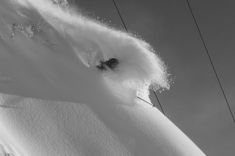 jesper petersson, chamonix, powder