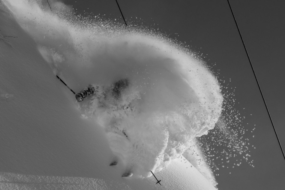 jesper petersson, chamonix, powder