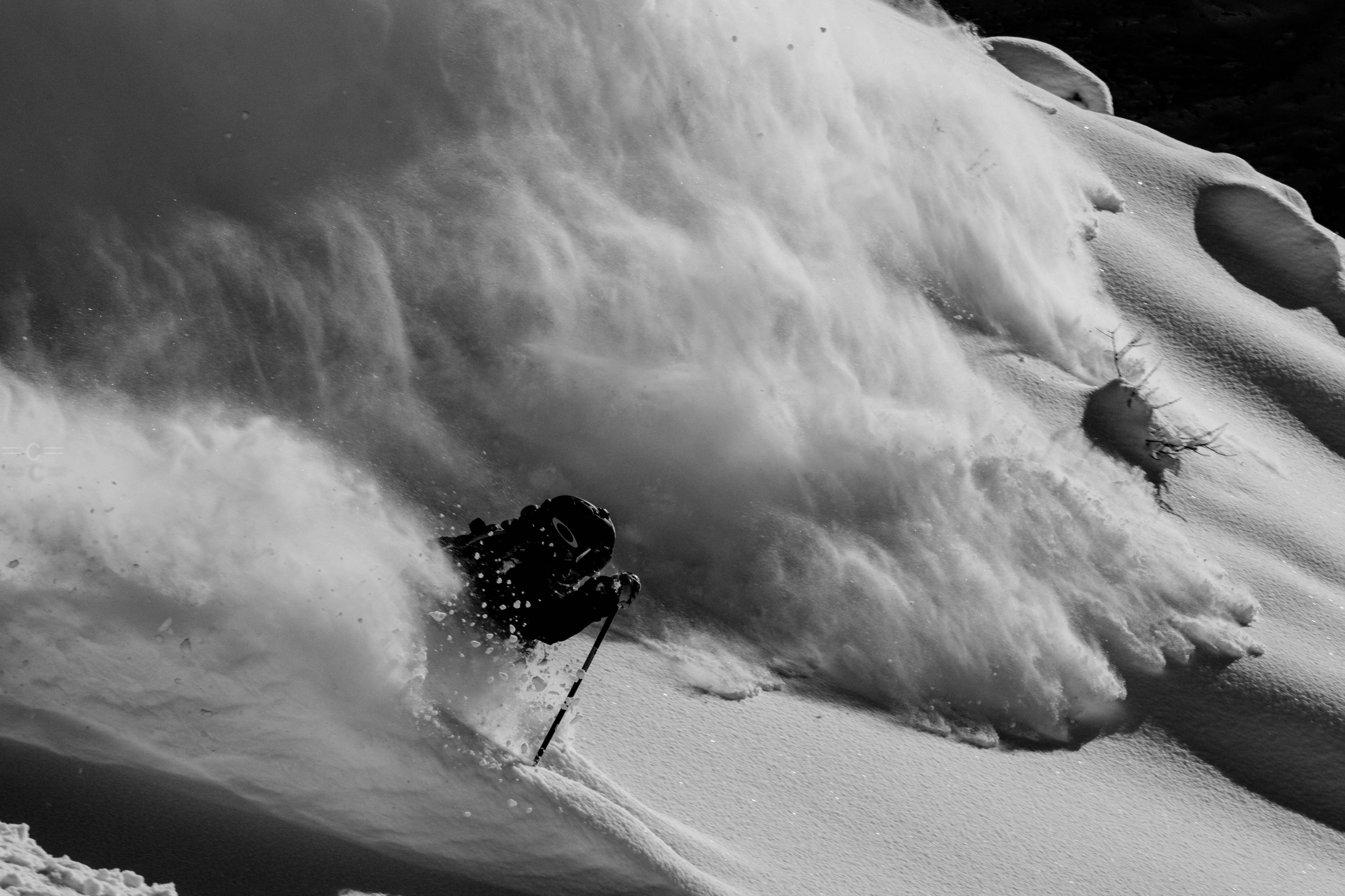jesper petersson, chamonix, powder