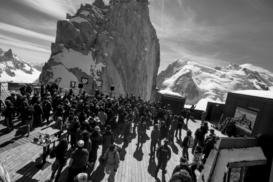 unlimited festival, black crows , chamonix, aiguille du midi