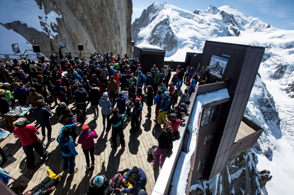 unlimited festival, black crows , chamonix, aiguille du midi